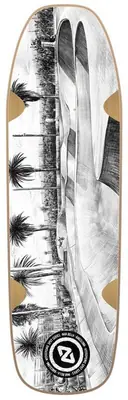 Hydroponic Bullet Pool Shape Skateboard Deck