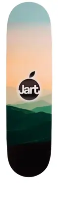 Jart Orange Skateboard Deck