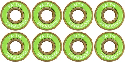 Kaltik Green Titanium Bearings 8-pack