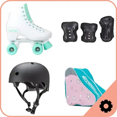 Barn Retro Rulleskøyter Paket