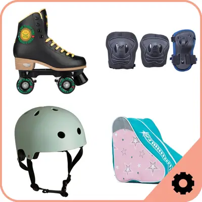 Niños Patines 4 Ruedas Paquete