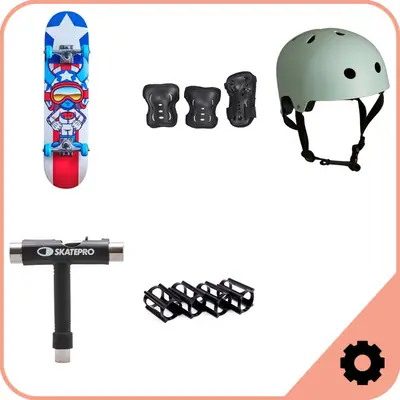 Skateboard Set Kinder