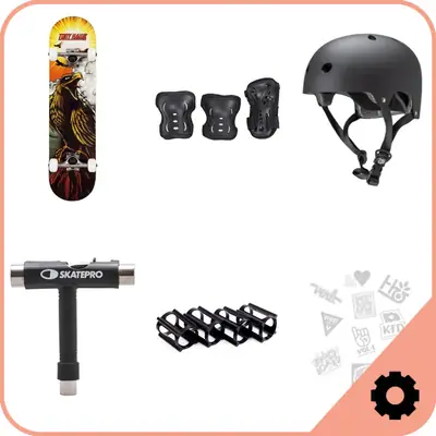 Pacchetto Skate Bimbi + Protezioni