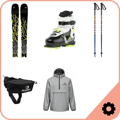 Barn skidor Paket