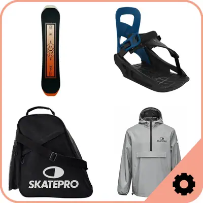 Snowboard Junior Binding and Mounting