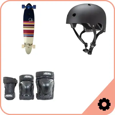 Pacchetto Longboard + Protezioni