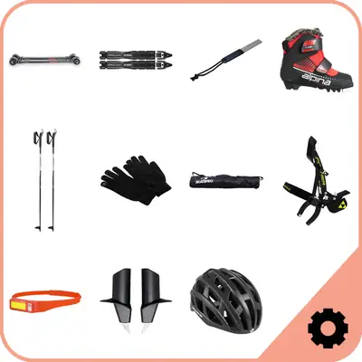 Longway Roller Ski Clássico Pacote