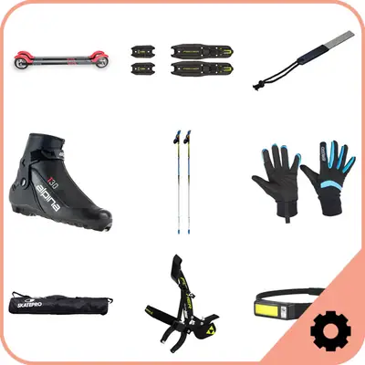 Longway Skate Roller Ski Set