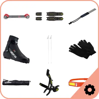 Longway Skate Roller Ski Package