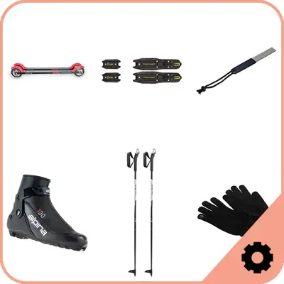 Longway Skate Roller Ski Set