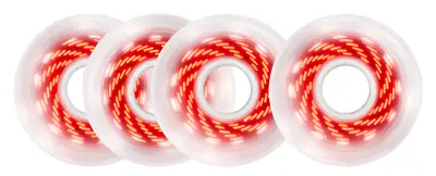 Luminous Pixel LED ruote pattini in linea Pacco da 4