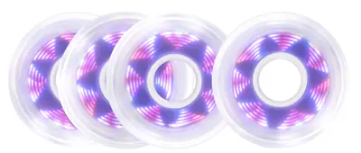 Luminous Pixel LED inlines hjul 4-Pack