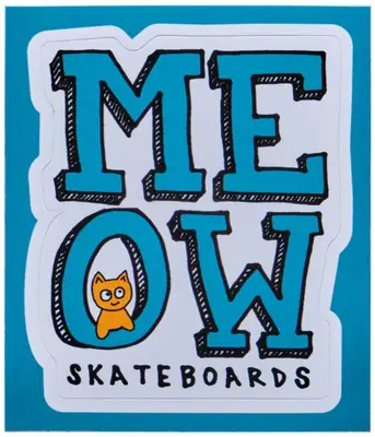 Meow Logo Sticker