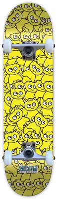 Meow Sticker Pile Soft Top Skateboard Copii