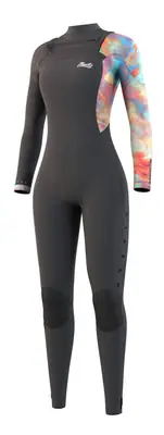 Mystic Jade 5/4mm Double Chest Zip Mujeres Traje de neopreno