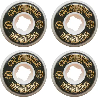 OJ's Elite Nomads 95A Skateboard Wheels 4-Pack