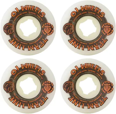 Team Line OG Formula Hardline Skateboard Wheels 4-Pack