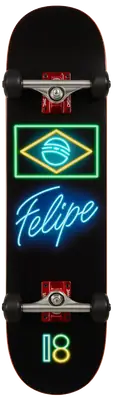 Plan B Neon Felipe Skateboard Complete