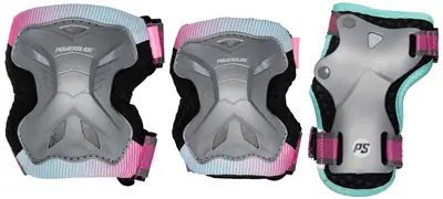 Powerslide Kids Pro Girls Skate Pads 3-Pack