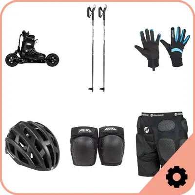 Nordic XC Roller Ski Set