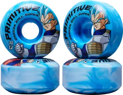 Primitive Dragon Ball Super II Survival Ruedas Skateboard 4-Paqu