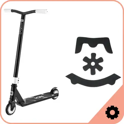 Monopattino freestyle + Casco Pacchetto