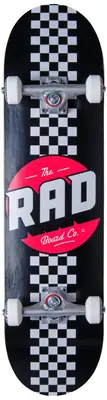 RAD Checker Stripe Complete Skateboard