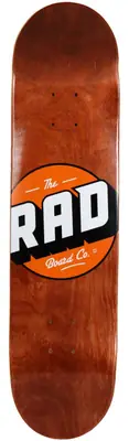 RAD Solid Logo Skateboard Deck