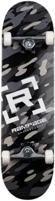 Rampage Camo Skateboard Completo