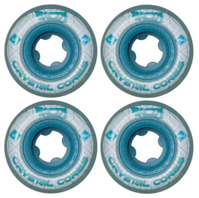 Wielen voor skateboards in alle maten, hardheden en kleuren