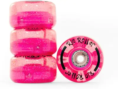 Light Up Quad Riedučių Ratai 4-pack