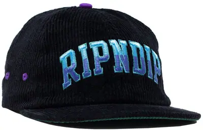 RIPNDIP Team Spirit Embroidered Flat Peak Lippis