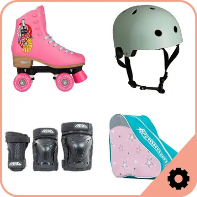 Rullskridskor Retro Paket