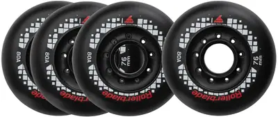 Rollerblade Apex Inline Skate Wheels 4-Pack