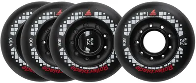 Rollerblade Apex Inline Skate Wheels 4-Pack