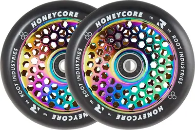 Root Honeycore Noir 110mm Roues Trottinette Freestyle Pack de 2