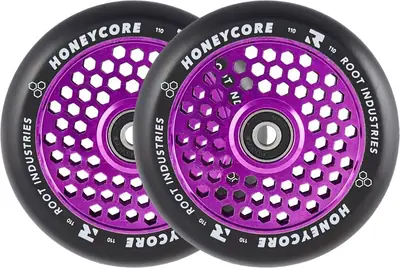 Root Honeycore Noir 110mm Roues Trottinette Freestyle Pack de 2
