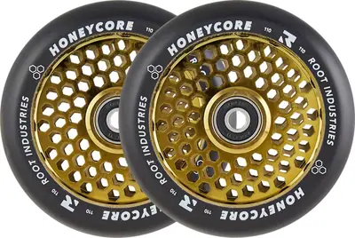 Root Honeycore Sort 110mm Hjul Til Løbehjul 2-Pak