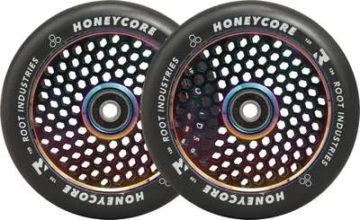 Root Honeycore Svart 120mm Sparkesykkel Hjul 2-Pakning