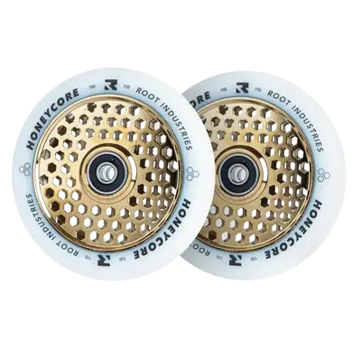 Root Honeycore Blanc 110mm Roues Trottinette Freestyle Pack de 2