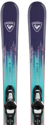 Rossignol Sender JR + Kid4 Bindings Kids Skis