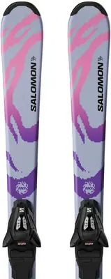 Salomon Qst Cosmic Sky M + C5 GW Kids Skis