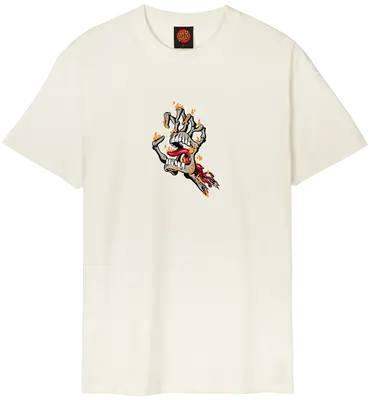 T-shirt Santa Cruz Manches Courtes - Imprimé à Pois Classique - 100% Coton Bio - Coupe Normale - Bleu Nordique - Taille M