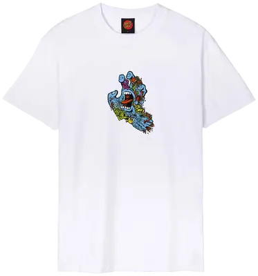 Santa Cruz Roskopp Screaming Five Front T-Shirt