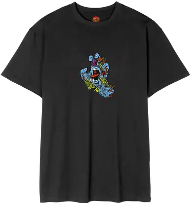 Santa Cruz Roskopp Screaming Five Front T-Shirt