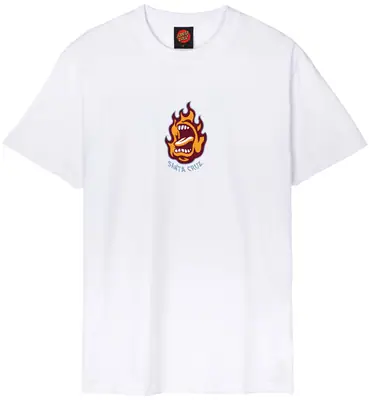 Santa Cruz Screaming Flame Front Marškinėliai
