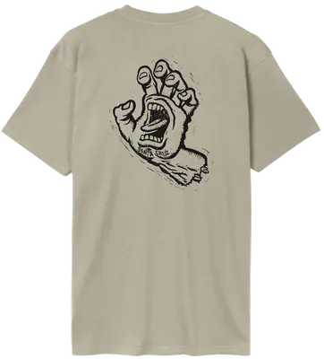 Santa Cruz Stamped Screaming Hand Tricouri