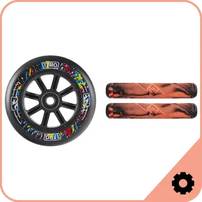 Scooter Rollen und Griffe