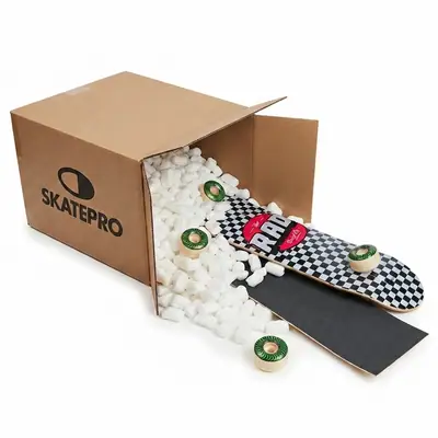 Skateboard Deck and Wheels Package