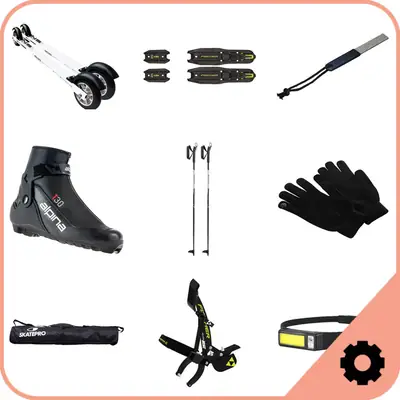 SkiGo Skate Roller Ski Package